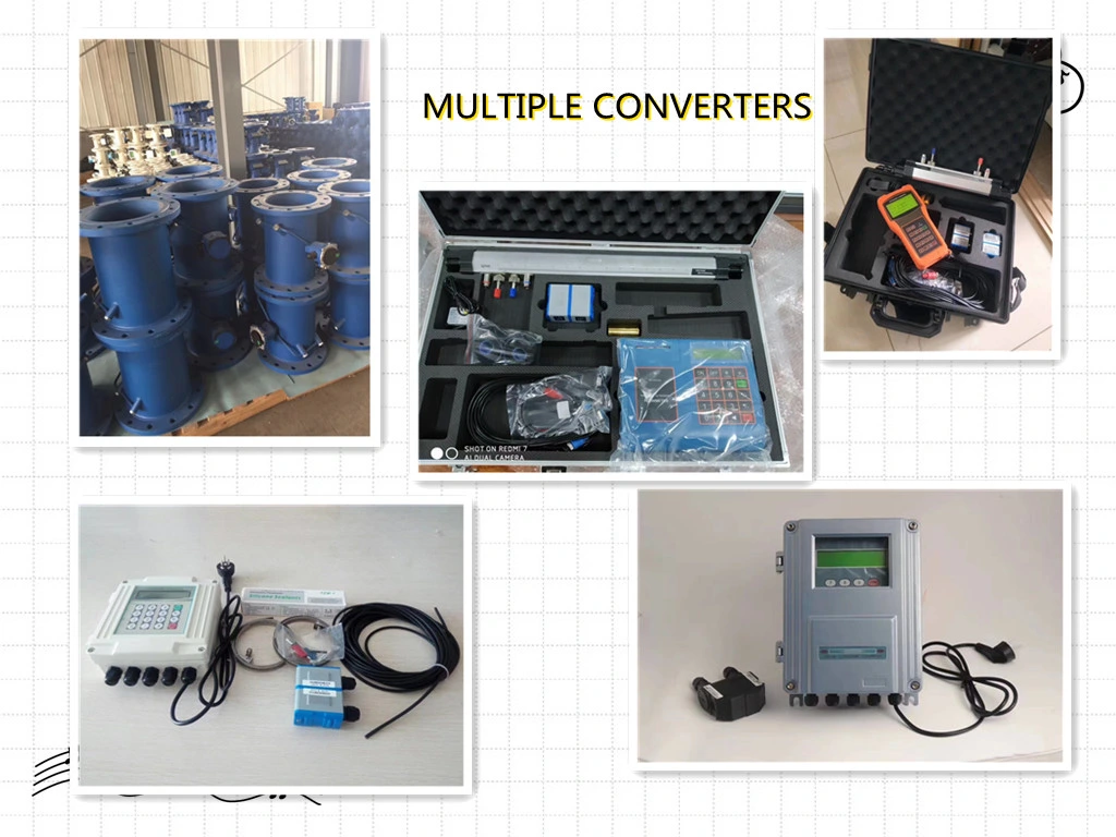 Pipeline Acetone Type Ultrasonic Flow Meter for Industry with CE