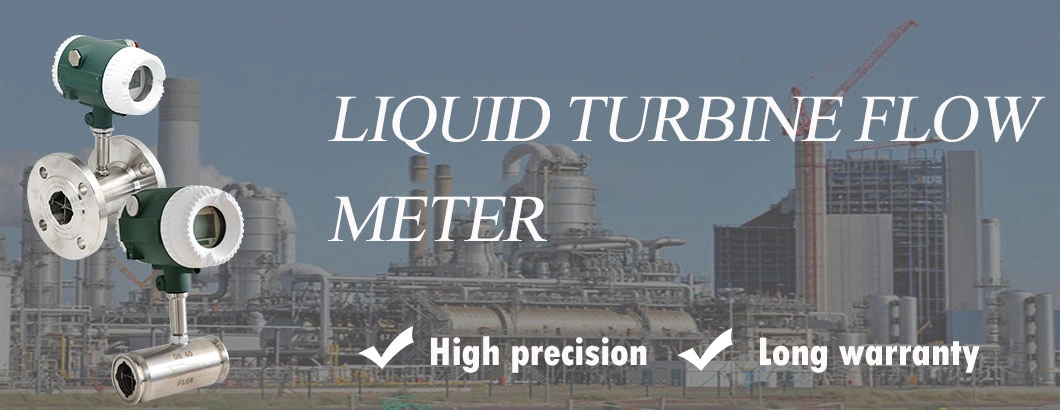 Sanitary Type Liquid Turbine Flowmeter Quick Connection Liquid Level Turbine Flow Meter